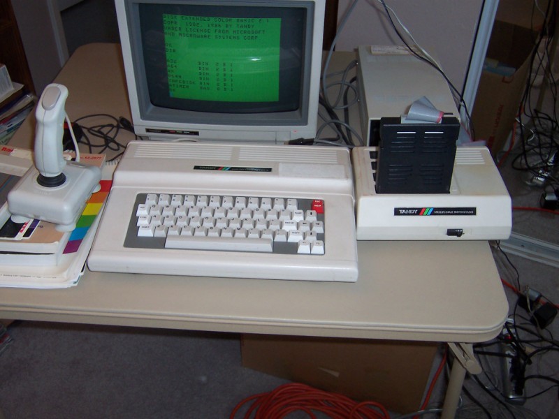Color Computer 3 with Multi-Pak Interface