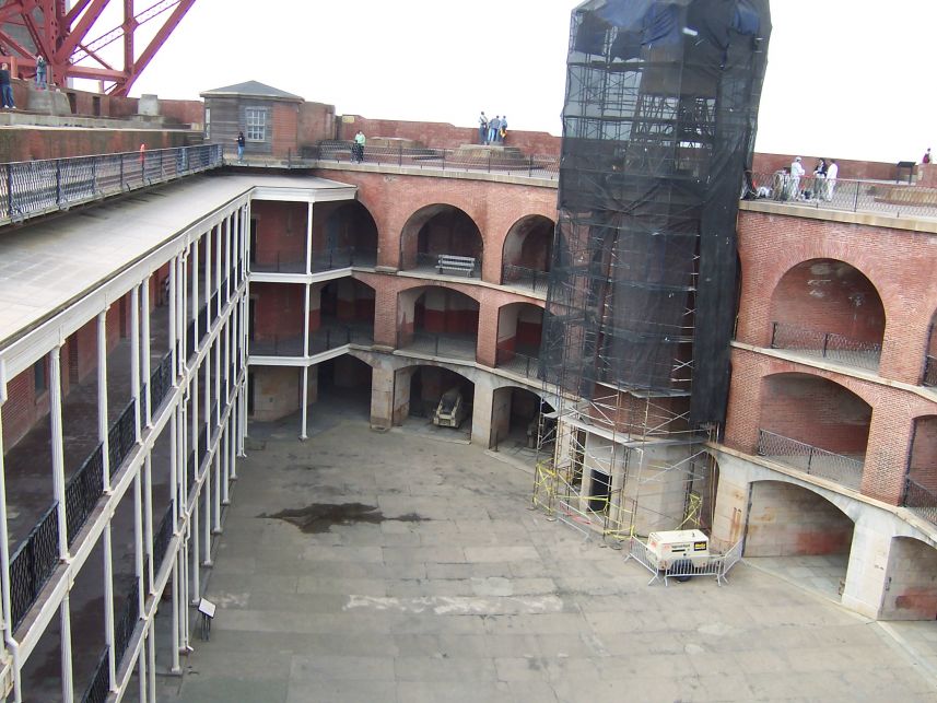 Fort Point
The covered structure is a lighthouse.
Keywords: Fort Point lighthouse
