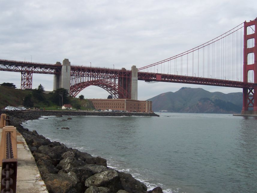 Keywords: Fort Point Golden Gate Bridge