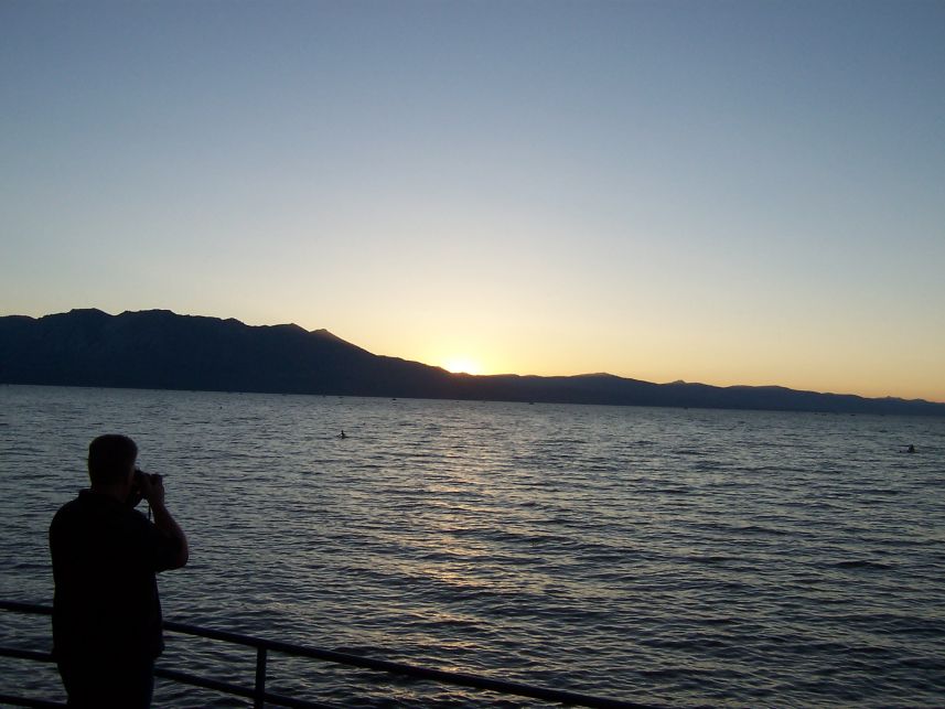 Keywords: Lake Tahoe sunset