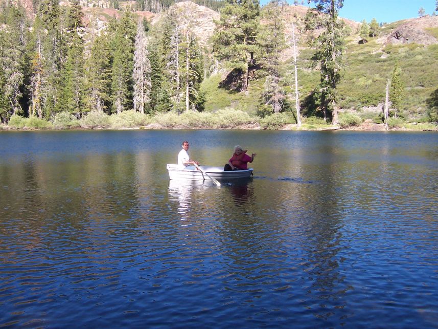 Mom and Mark on Horse Lake
Keywords: Horse Lake