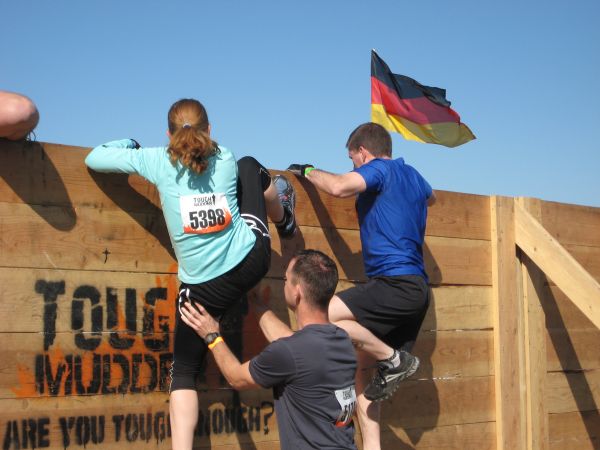 Tough Mudder Berlin Wall Obstacle
This was a short Berlin Wall you had to jump over to get into the starting pit.
Keywords: Tough Muuder Vail Lake Resort Temecula Mark Everest