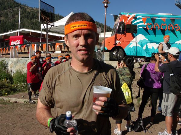 Mark Celebrating after Tough Mudder
Keywords: Tough Mudder Mark