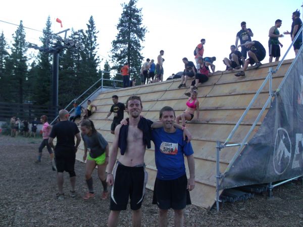 Chris and Mark after completing the Everest Obstacle
Keywords: Mark Chris Everest Tough Mudder Tahoe 2014