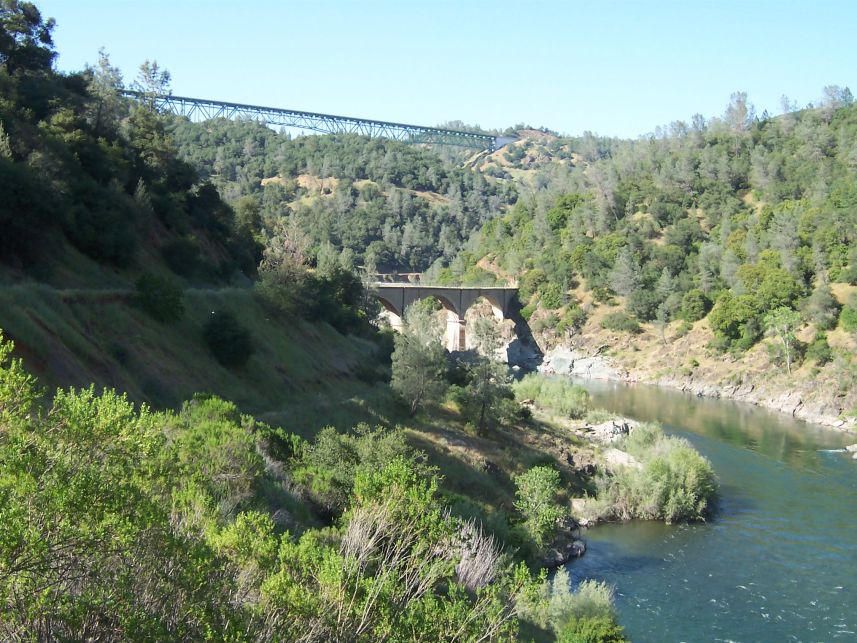 Keywords: Auburn SRA American River No Hands Bridge
