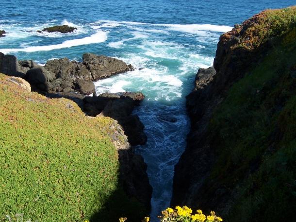 Ocean scene near Pigeon Point Lighthouse
This is a neat picture of where the ocean meets the land.
Keywords: ocean